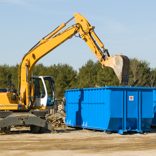 are there any restrictions on where a residential dumpster can be placed in Addison